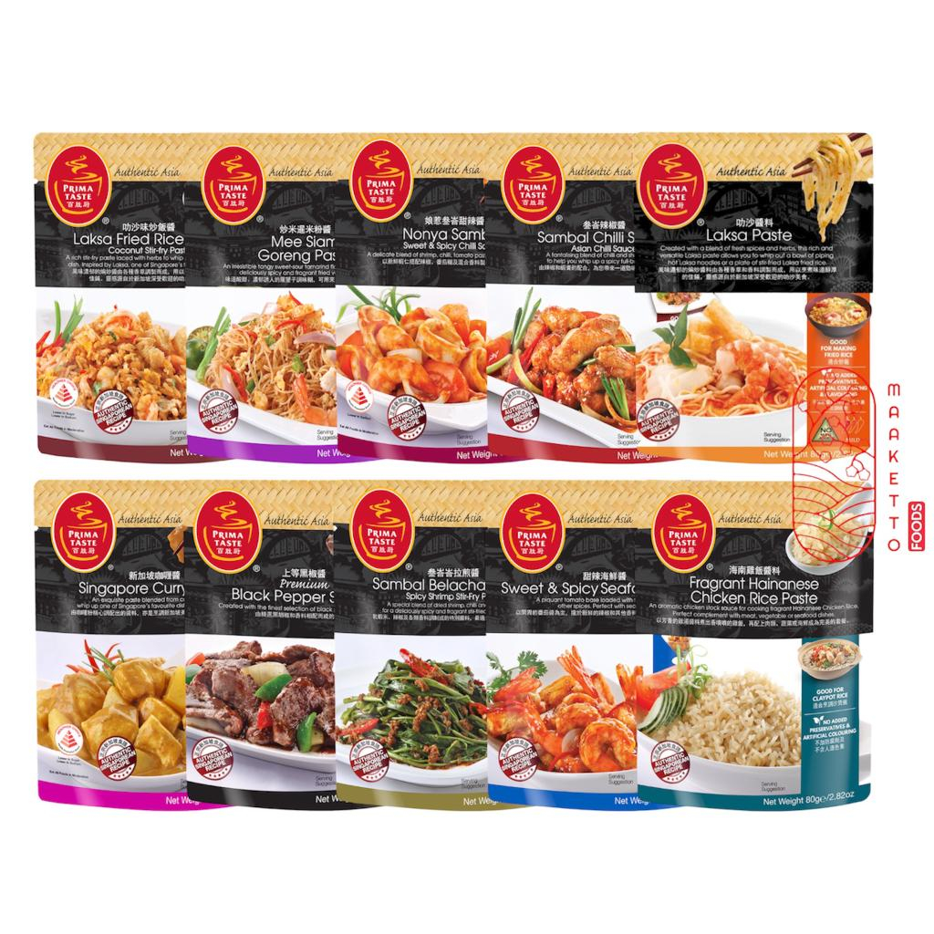 Jual Bumbu Prima Taste Singapore Laksa Belacan Hainanese Chicken Rice ...