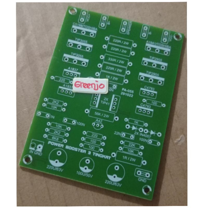 Jual PCB Power Amplifier Boostrep 3 Tingkat | Shopee Indonesia