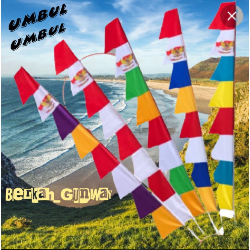 Jual Bendera Umbul Umbul Paket Hemat Isi Pcs Shopee Indonesia