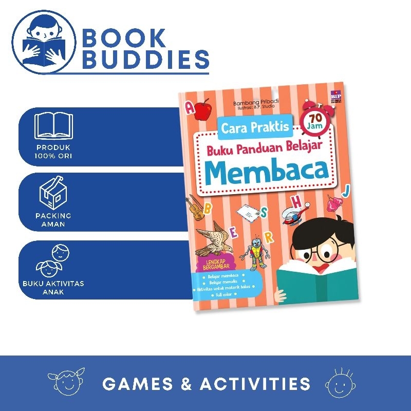 Jual Cara Praktis 70 Jam : Buku Panduan Belajar Membaca / Games and ...