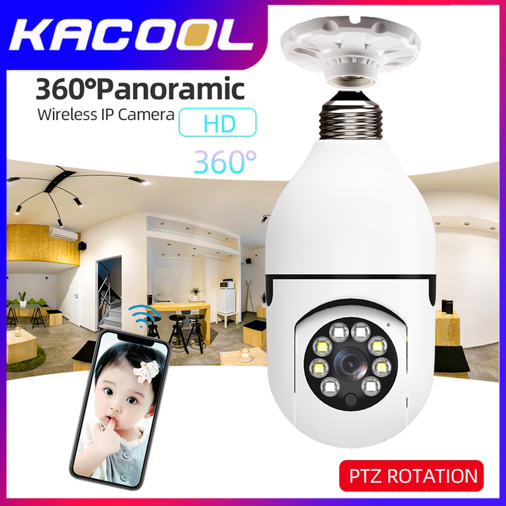 Jual Cctv Lampu V Pro Mp Kamera Cctv Wifi Bohlam Ptz Panoramic Ip Camera Cctv Wireless