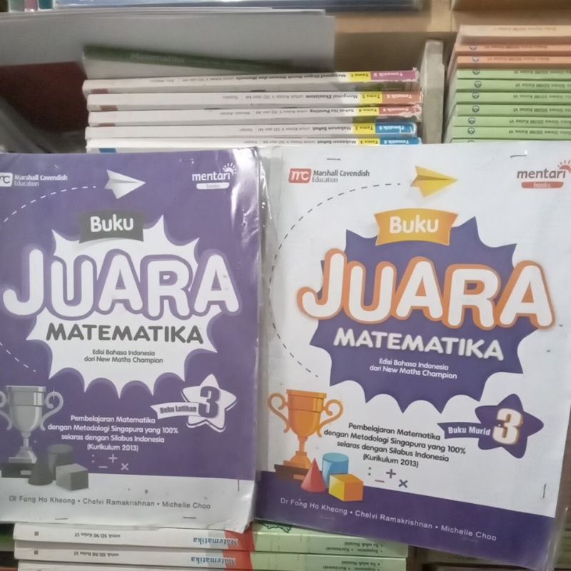 Jual Buku Juara Matematika Edisi Bahasa Indonesia Buku Murid Dan Buku
