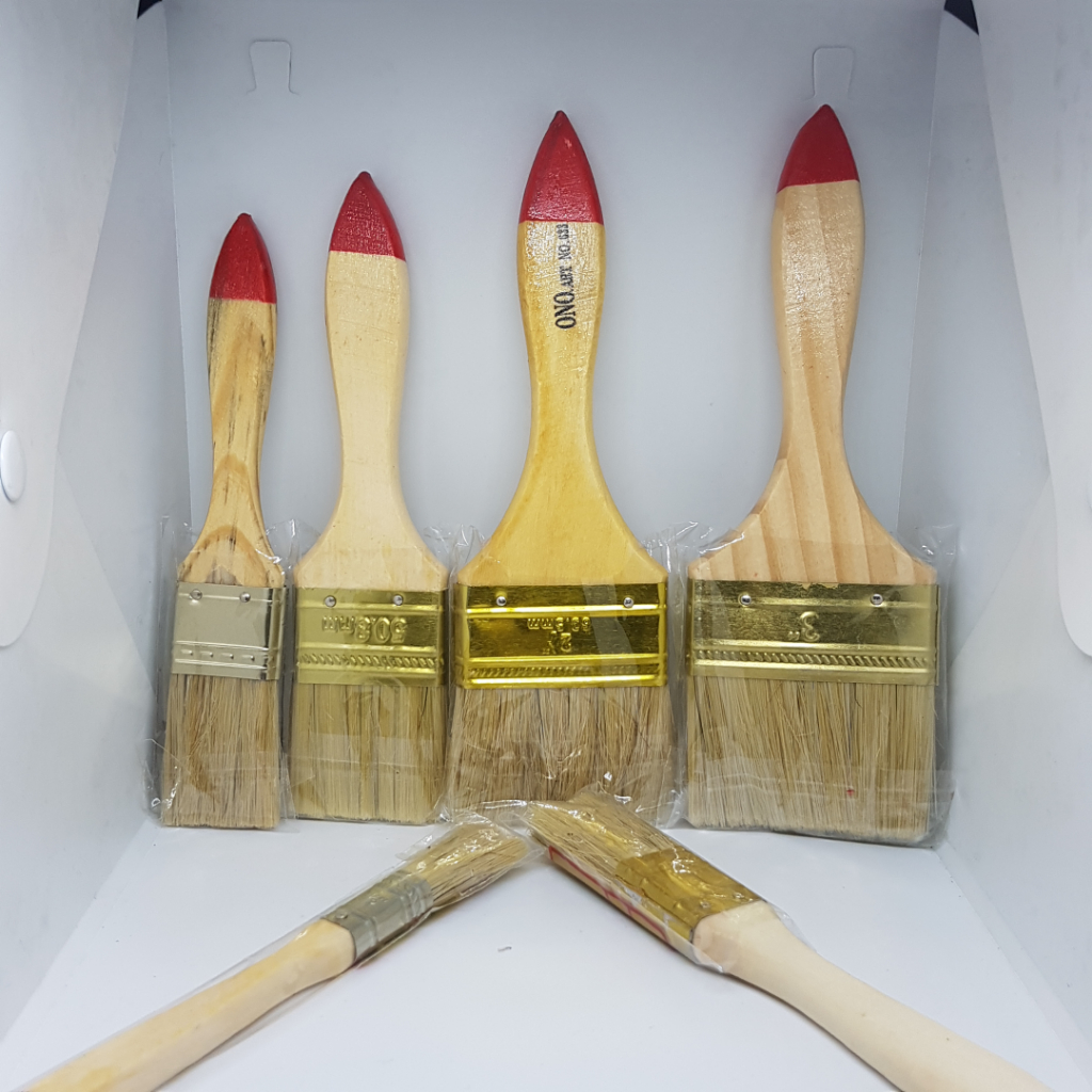 Jual KUAS CAT UKURAN LENGKAP Paint Brush Kuas Lukis Cat Minyak Akrilik ...