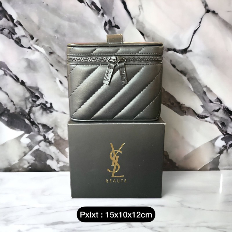Jual Ysl Medium Beauty Case + Mirror Vanity Case New Limited edition