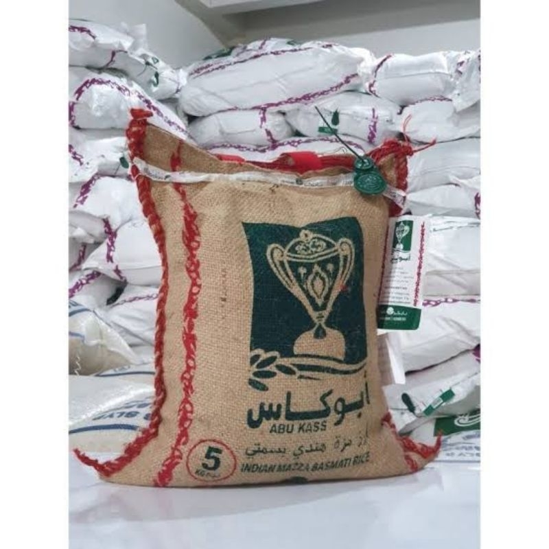 Jual Beras Basmati Abu kass Original 5kg Indian Mazza Basmati Rice ...