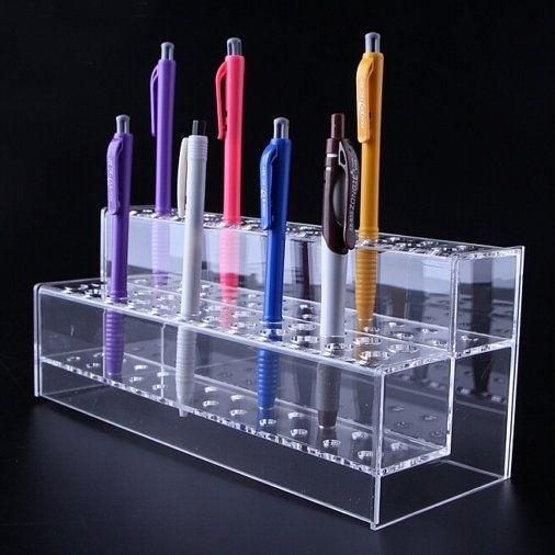 Jual akrilik rak bolpoin | rak pulpen acrylic | Shopee Indonesia