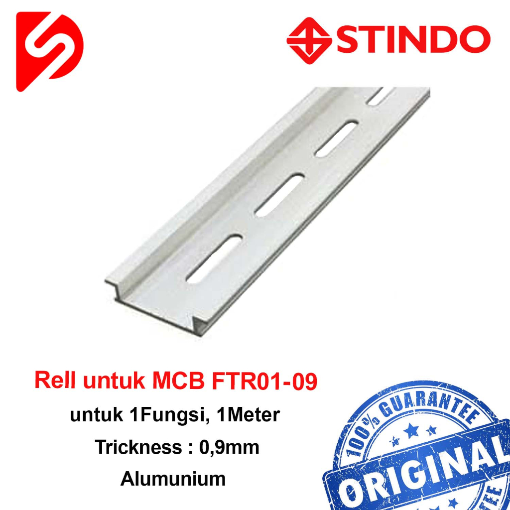 Jual Rell untuk MCB FTR01-09 0,9mm 1 Fungsi, 1 meter Alumunium STINDO ...