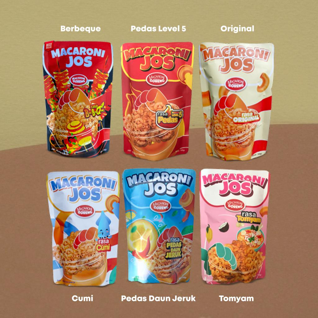 Jual Snack Makaroni Goreng Aneka Rasa Kemasan Premium 100gr by Macaroni ...
