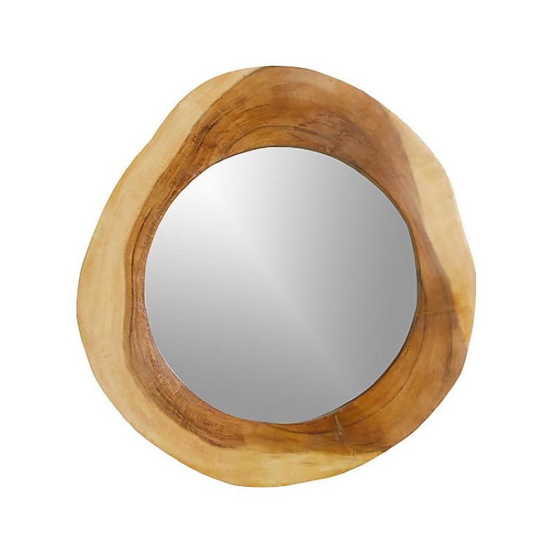 Jual CERMIN BULAT DINDING KAYU TREMBESI MINIMALIS KACA KAMAR RUSTIC ...