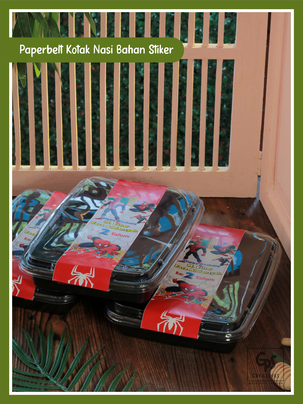 Jual Paket Stiker Label Bento Paperbelt Makanan Kotak Nasi Tasyakuran ...