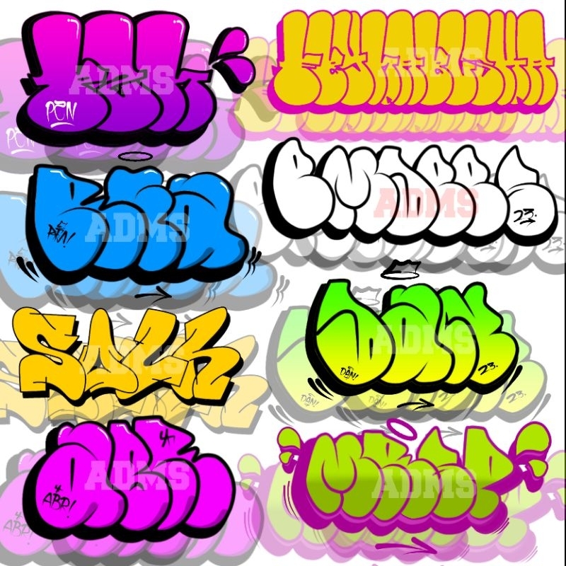 Jual stiker grafiti custom | Shopee Indonesia