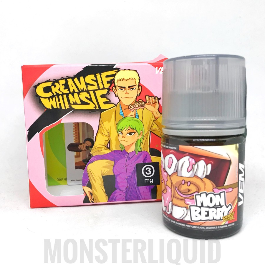 Jual CREAMSIE WHIMSIE V2 MON BERRY BY VEM JUICE 3MG 60ML | Shopee Indonesia