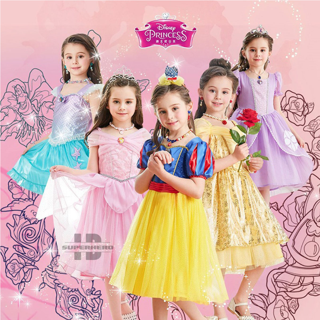 Jual Baju Frozen Anak Perempuan Baju Elsa Baju Princess Kostum Frozen ...