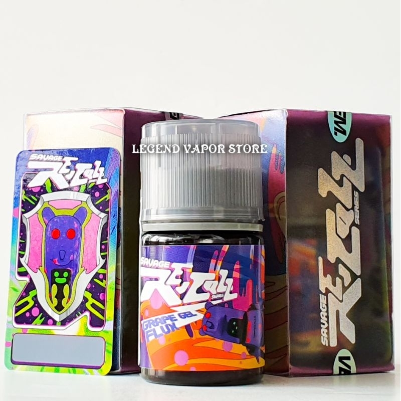Jual FREEBASE LIQUID SAVAGE RECALL Grape Gel Flux Grape Jam Butter