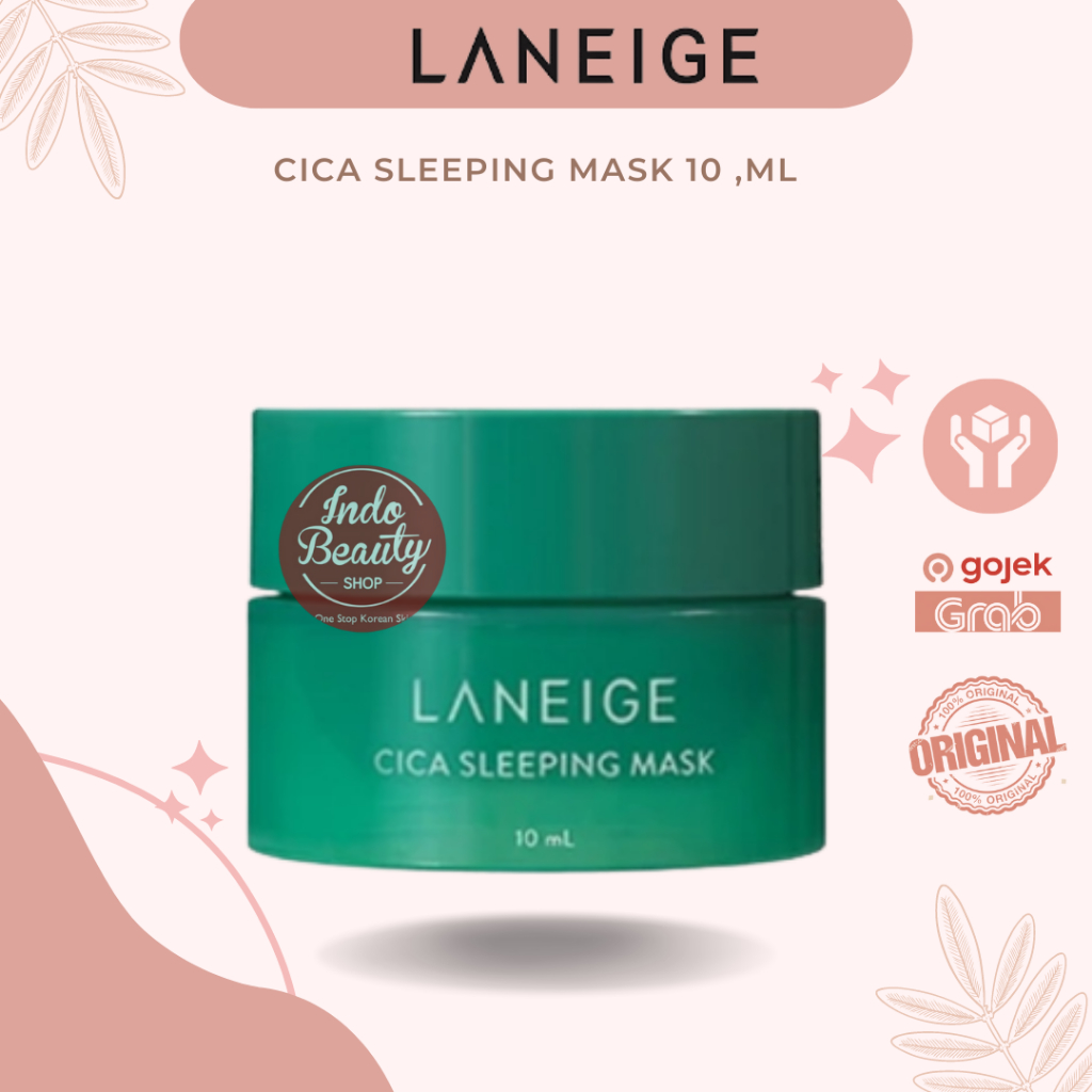 Jual LANEIGE Cica Sleeping Mask 10ML ( Masker Wajah / Sleeping Mask