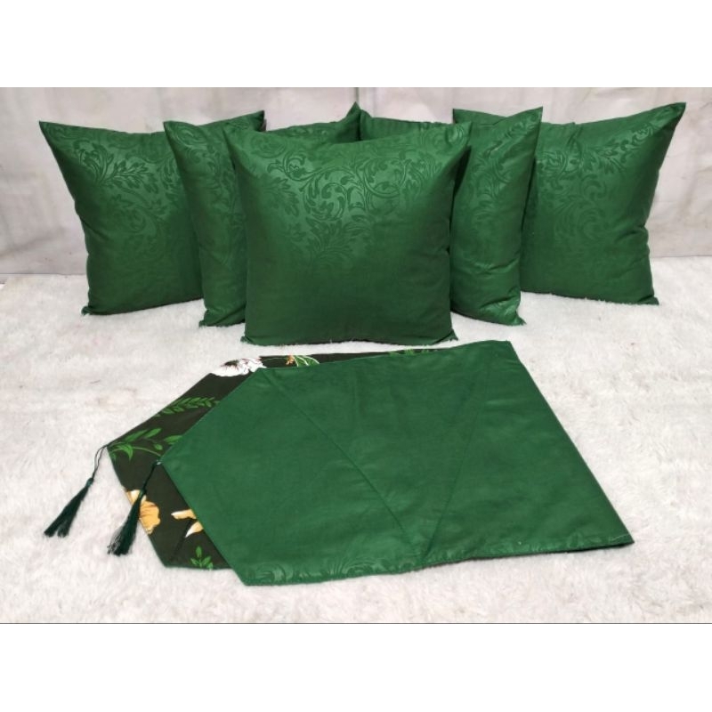 Jual Grosir Sarung Bantal Kursi Sofa Set Taplak Meja Lancip Shopee