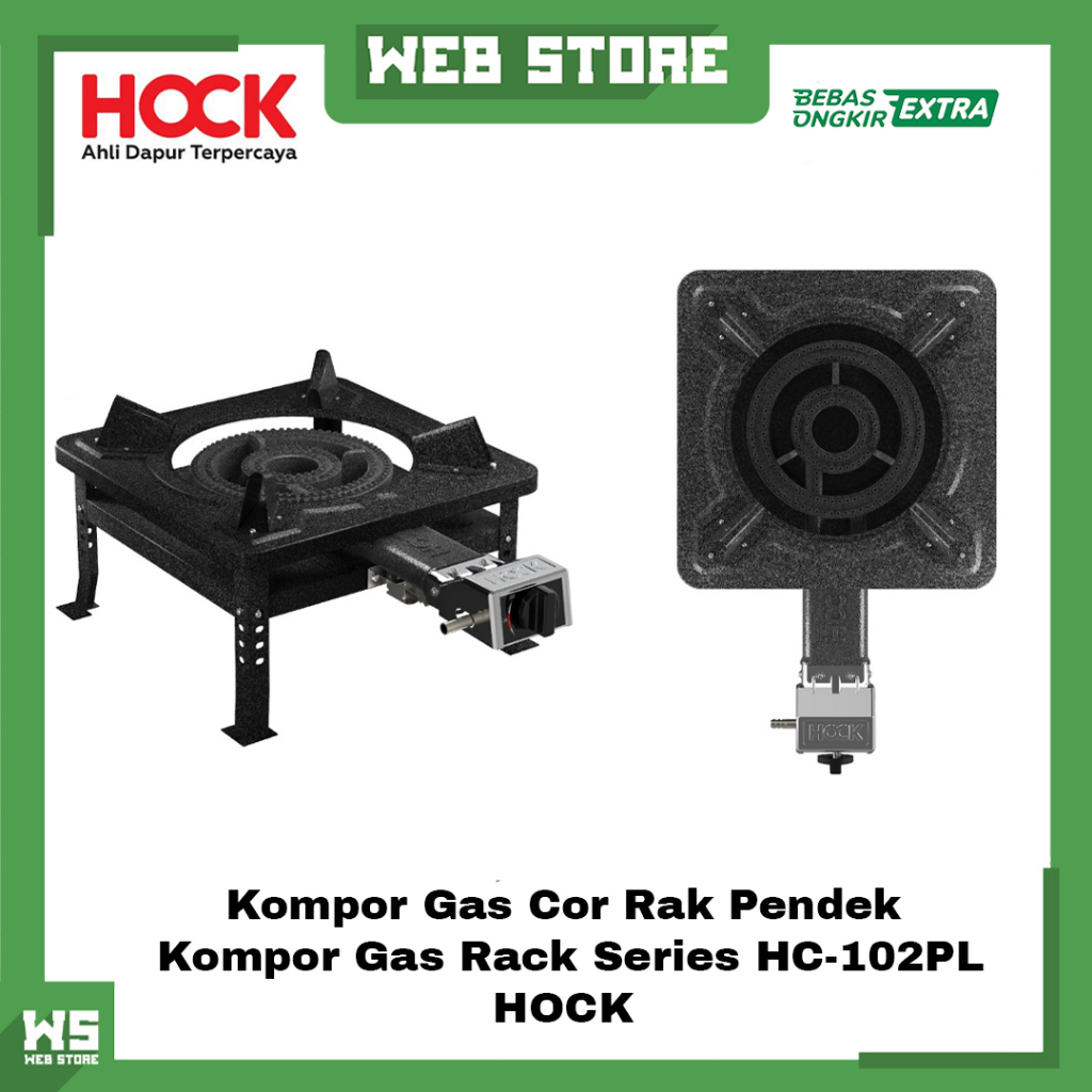 Jual Kompor Gas Cor Rak Pendek Kompor Gas Rack Series HC-102PL HC102PL ...