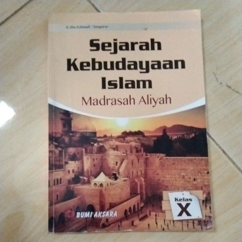 Jual Buku Paket/Bacaan Sejarah Kebudayaan Islam MA Kelas X 10 Bumi ...