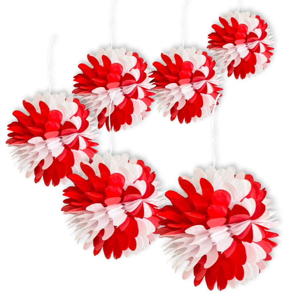 Jual Scoop Dekorasi 17 Agustus Merah Putih Kemerdekaan Bulat (pc