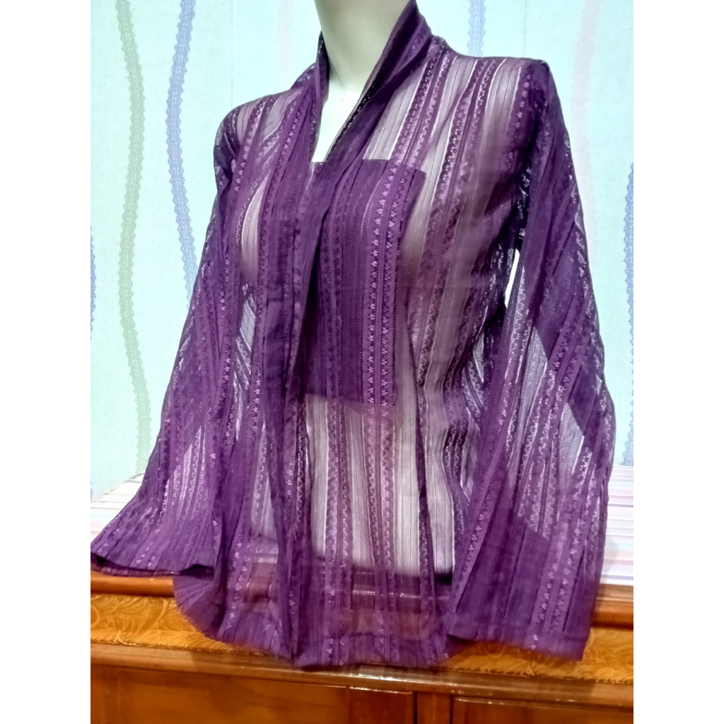 Jual kebaya nenek jaman dulu burkat kutubaru tanpa kancing lengan ...