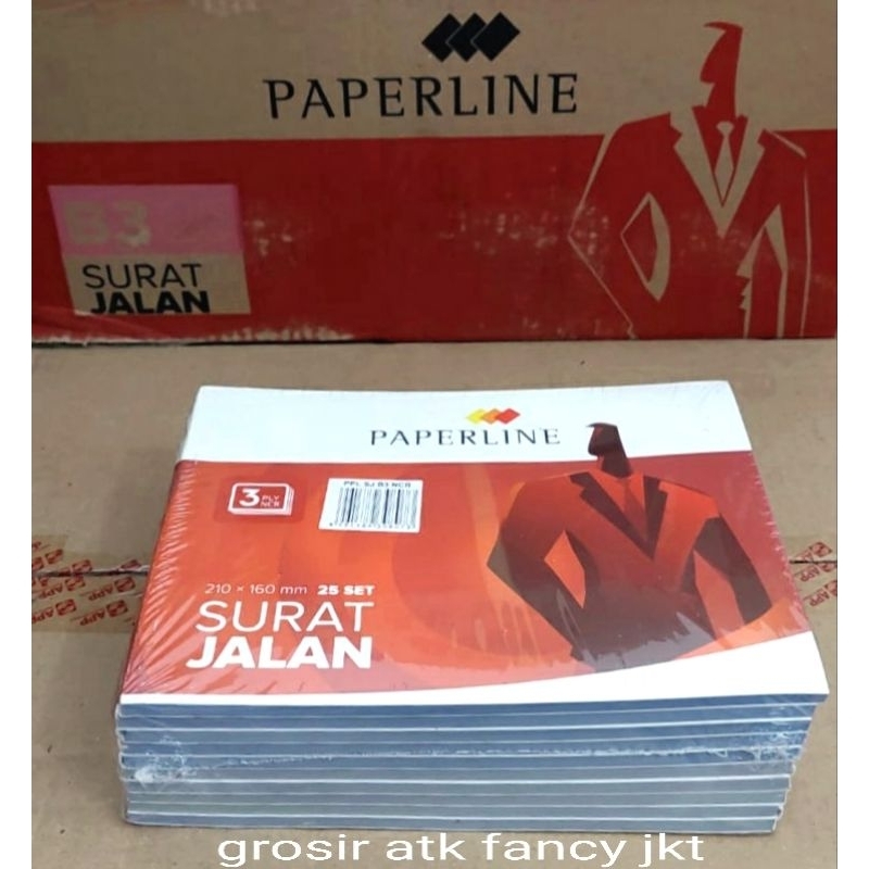 Jual ( 10 buku ) Nota Surat Jalan Paperline PPL 3 ply 3ply Besar / 3 ...