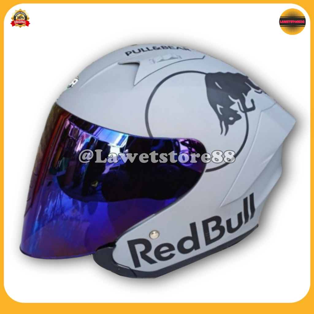 Jual Helm Sepeda Motor Half Face Kbr Thermathon Kairo'z Paket Ganteng ...