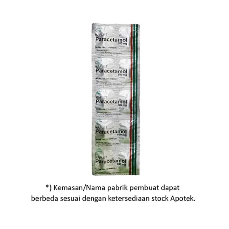 Jual Paracetamol 500mg 10 Tablet | Shopee Indonesia