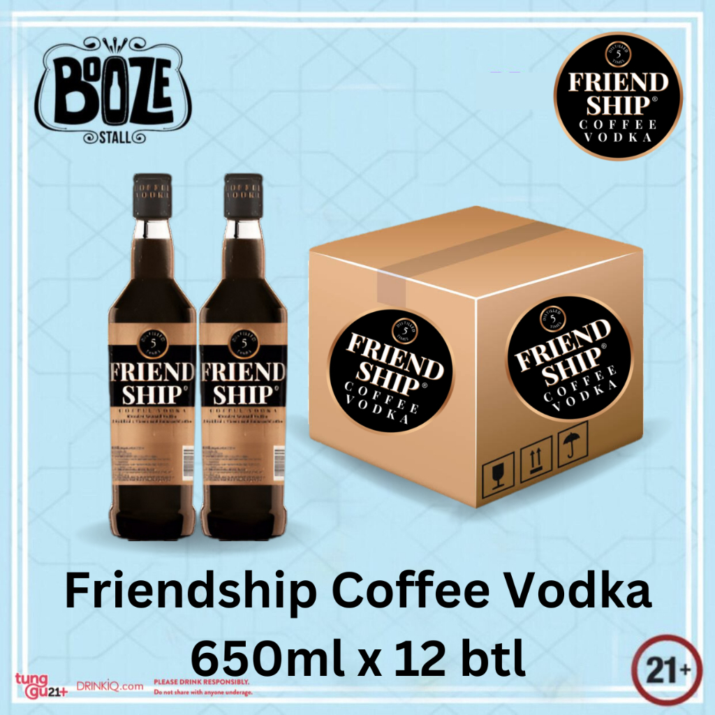 Jual Friendship Coffee Vodka 650ml x 12 btl (Satu Karton) | Shopee ...