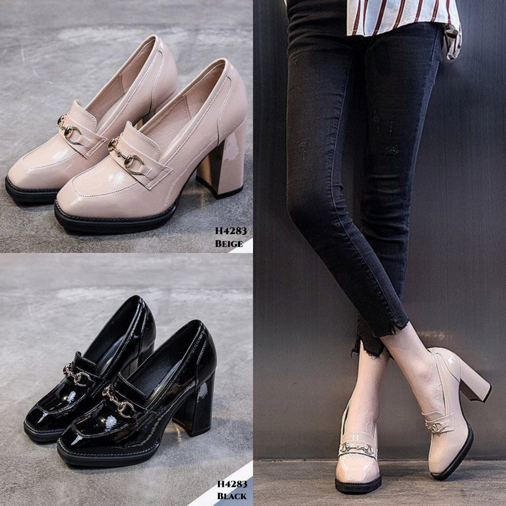 Jual WYN WAJIB UP 1 SIZE SEPATU HEELS PLATFORM MULES FASHION KOREA ...