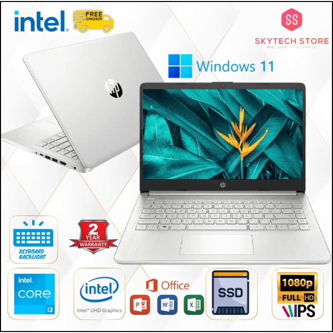 Jual Laptop Hp 14s Dq2614tu Intel Core I3 1115g4 Ram8gb Ssd512gb 14fhd Ips Windows 11 And Ohs 5508