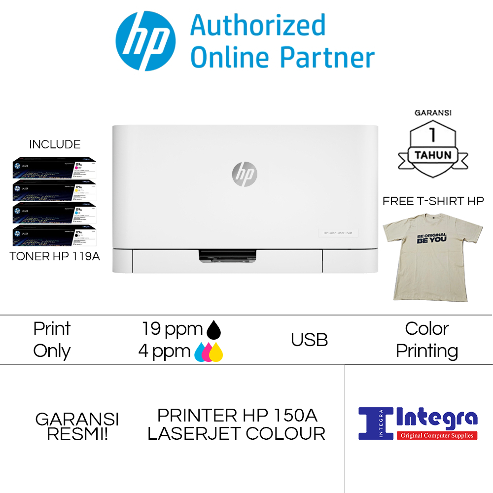 Jual Printer HP Laserjet 150A Color Laser Jet M 150 A Warna Colour