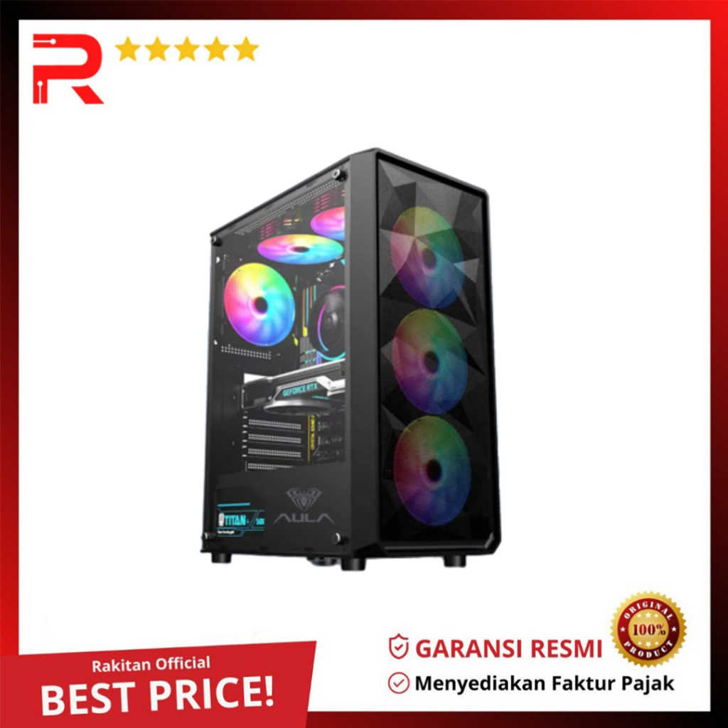 Jual Casing Pc Aula Fz Atx Include Fan Rgb Aula Fz Gaming