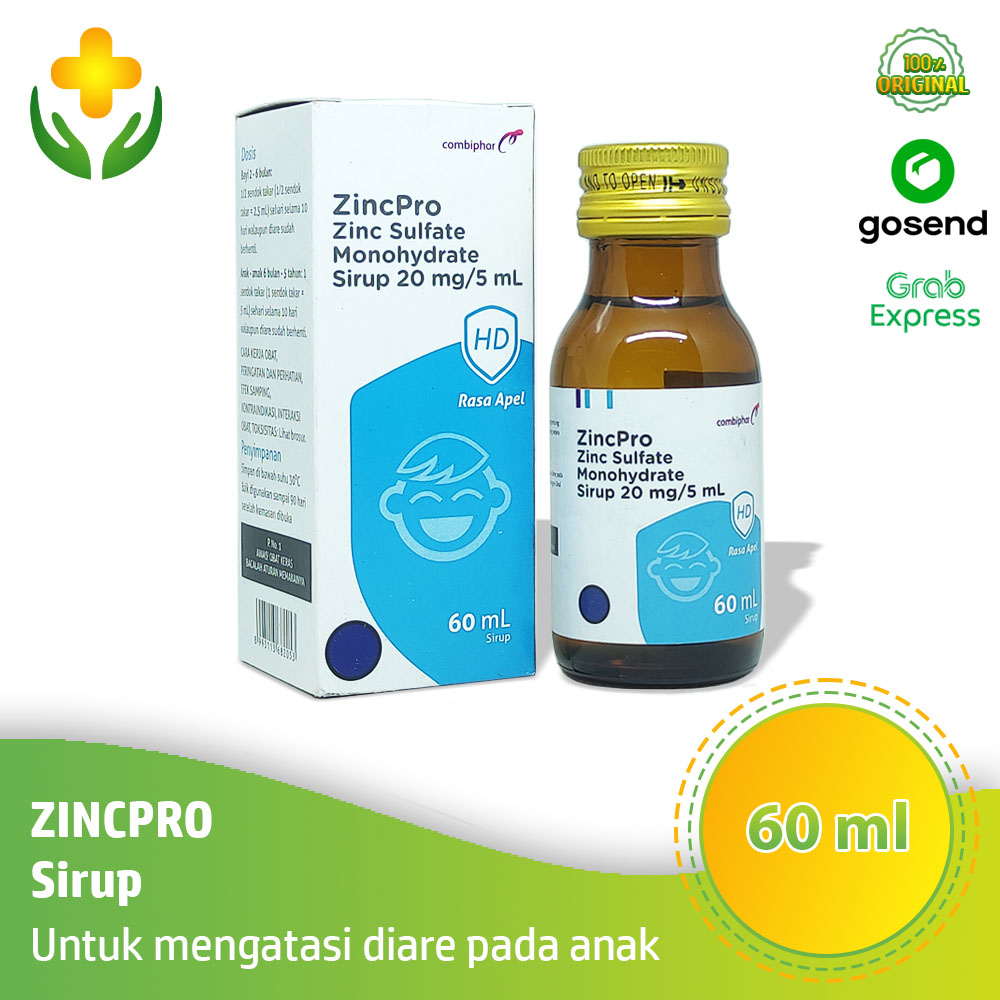 Jual Zincpro Sirup 60 ml Obat Diare Anak | Shopee Indonesia