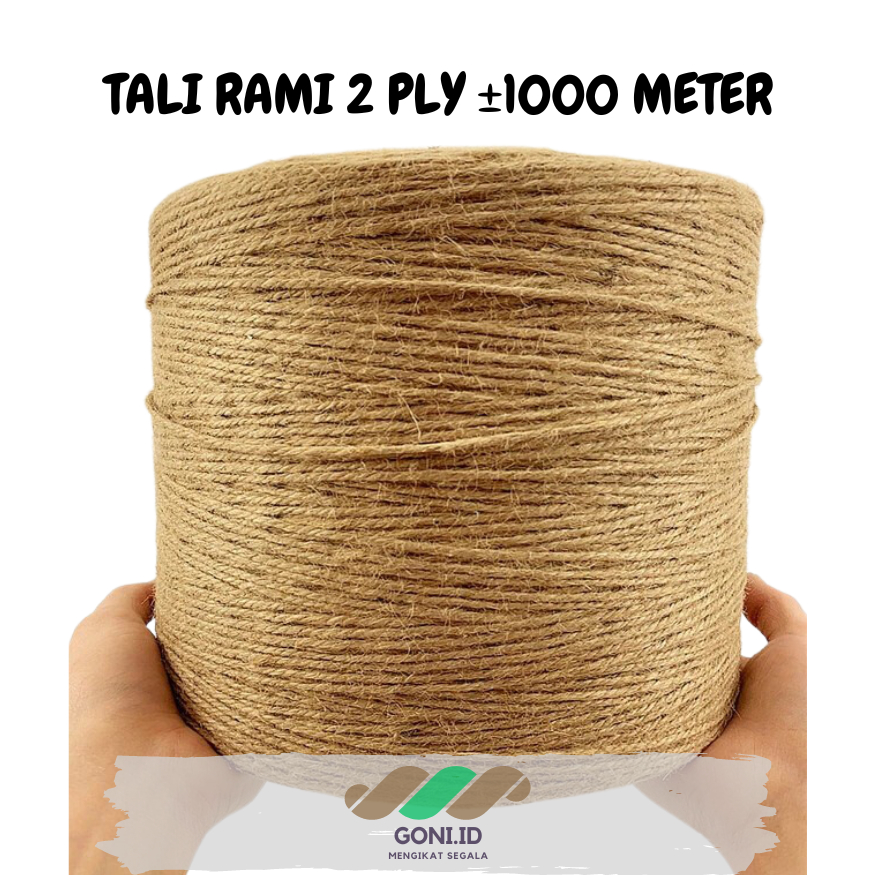 Jual Tali Goni/ Rami 2 PLY ±1000 Meter | Shopee Indonesia