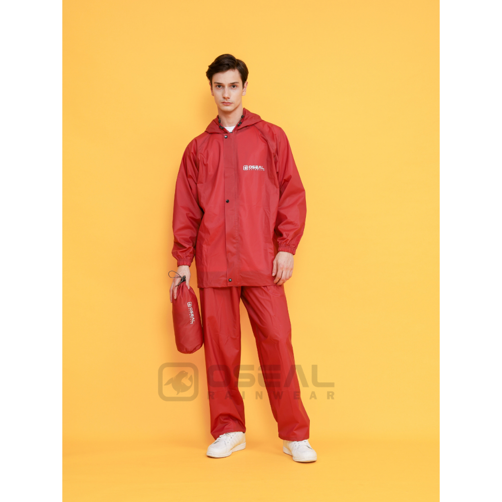 Jual Jas Hujan OSEAL Full Seal Raincoat Mantel Pria Wanita Dewasa Aura