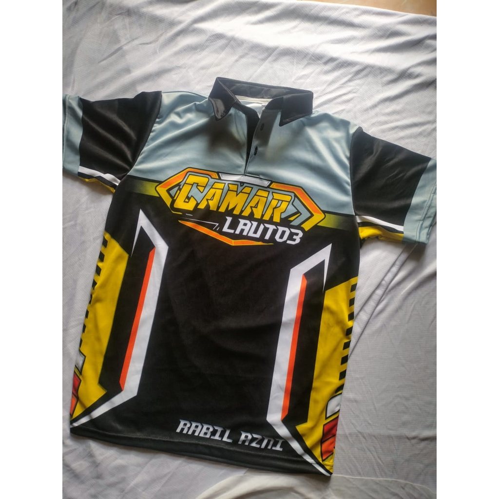 Jual Jersey racing full printing desain bebas custom free ubah nama dan ...