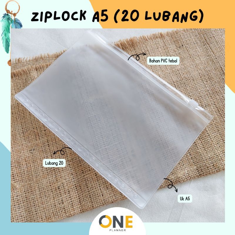 Jual ZIPLOCK PVC A6 dan A5 untuk binder | Shopee Indonesia