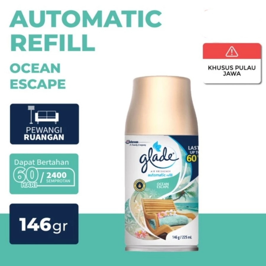 Glade OCEAN ADVENTURE odświeżacz w żelu 180g