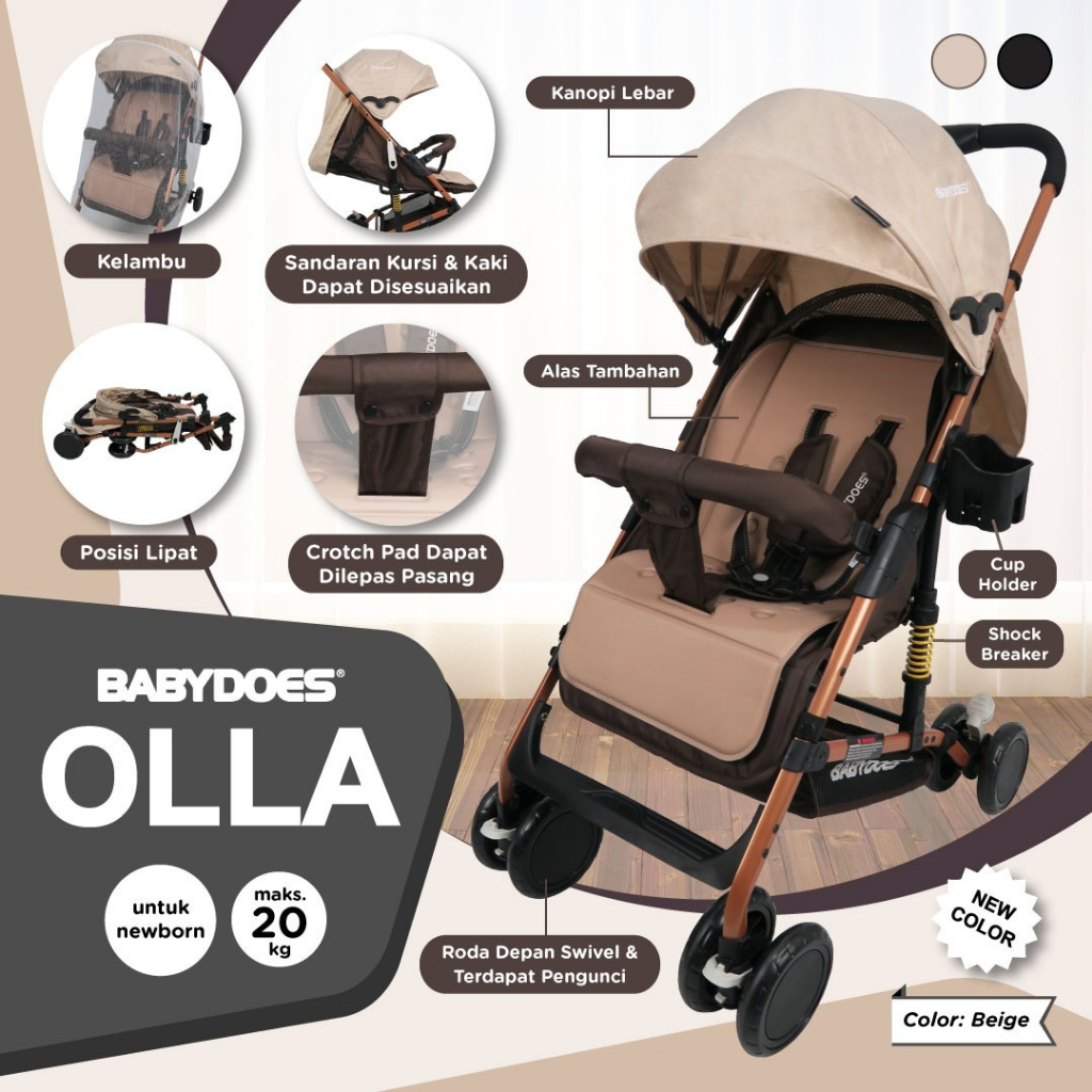 Harga stroller clearance shopee