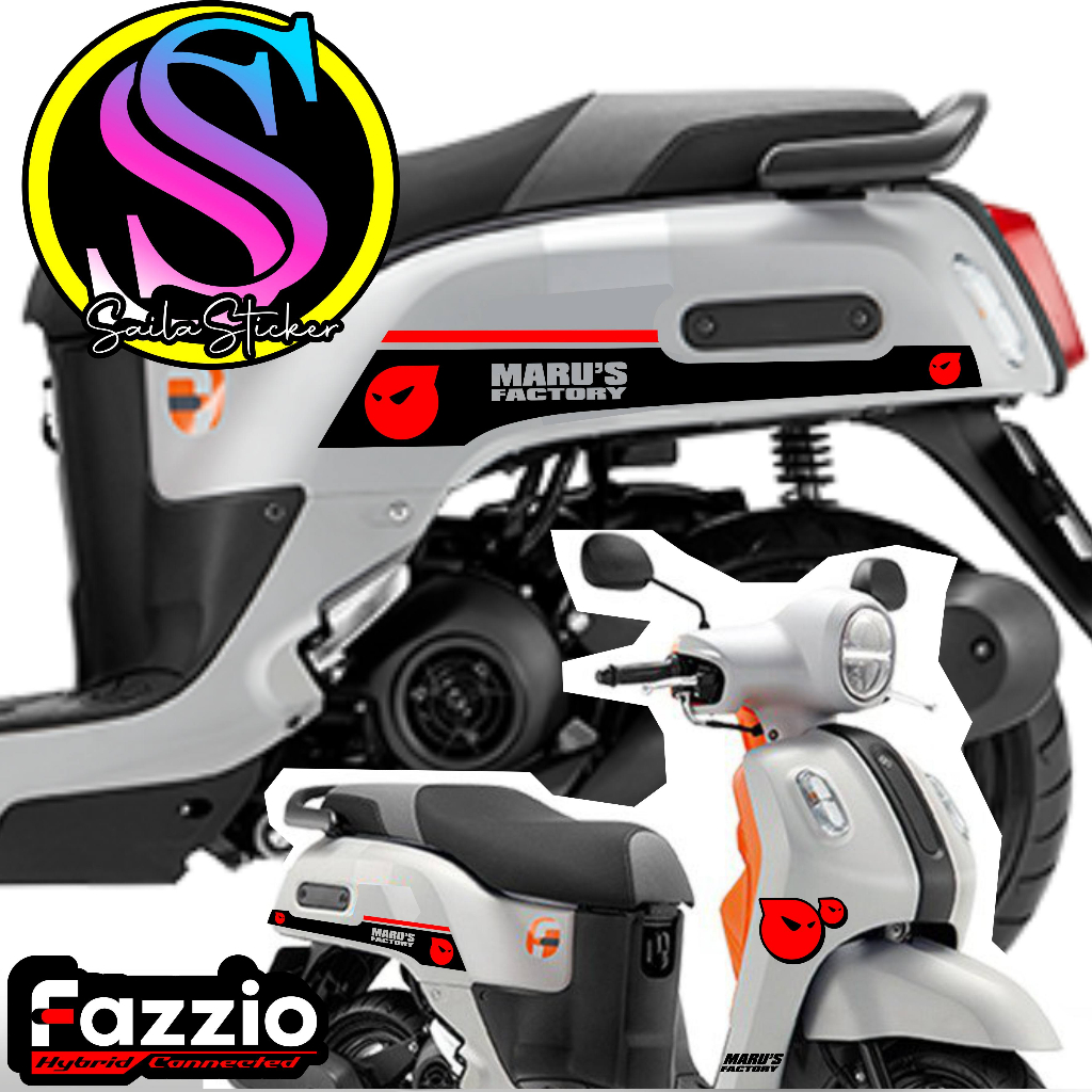 Jual Sticker Cutting Sticker Motor Sticker Fazzio Sticker Logo