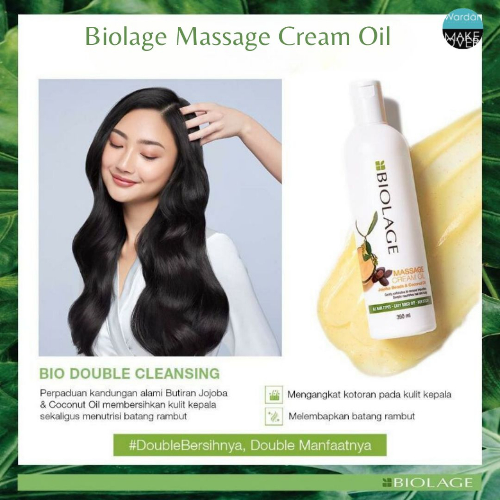 Jual BIOLAGE MASSAGE CREAM OIL 390ML Shopee Indonesia