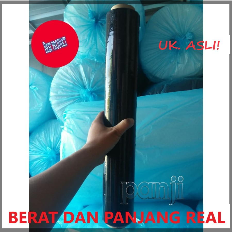 Jual PLASTIK STRETCH FILM HITAM 50CM X 250M PLASTIC WRAPPING KOPER WRAP ...