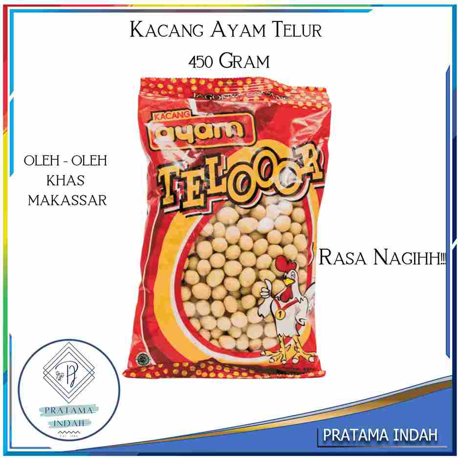 Jual Kacang Ayam Telooor Kacang Telur Kacang Telor Khas Makassar Gram Shopee Indonesia