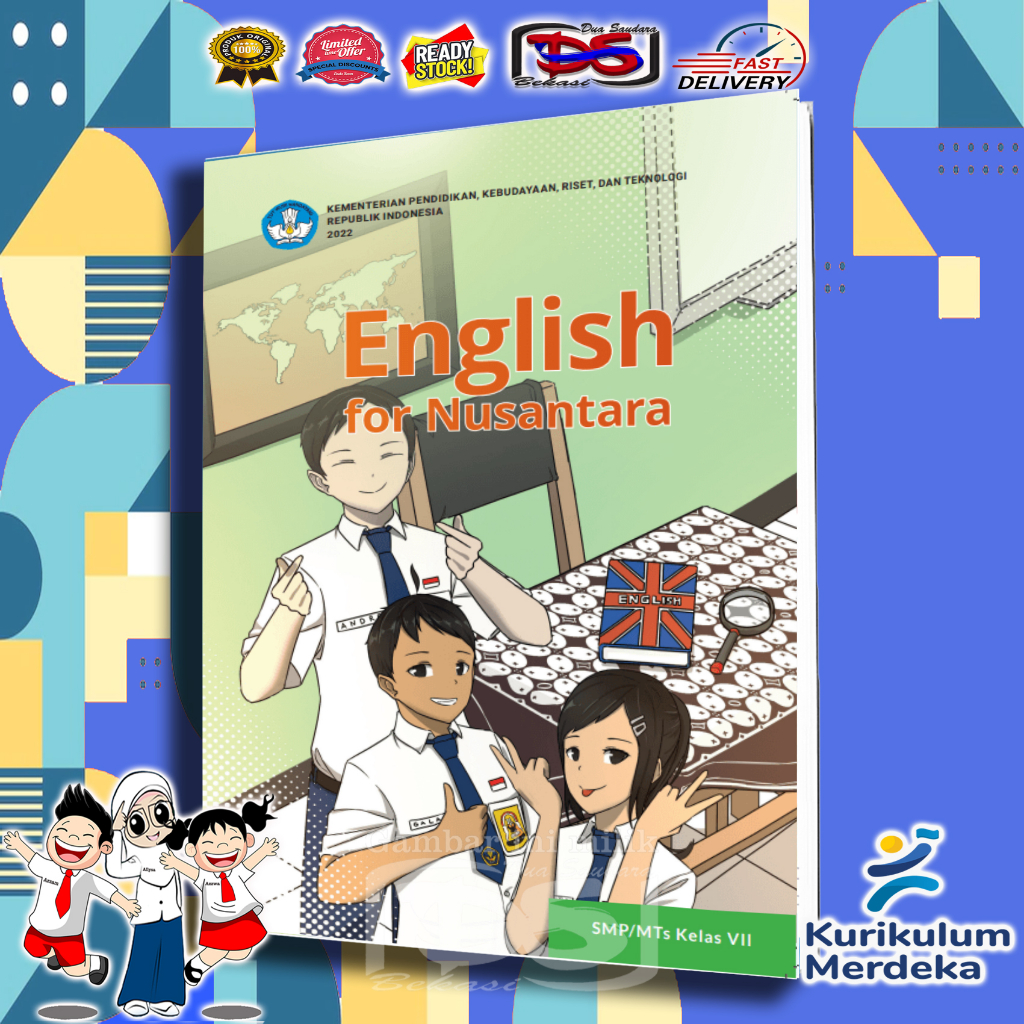 Jual K-Mer Buku Siswa B INGGRIS Kls 7 SMP/MTS Kurikulum Merdeka/English ...