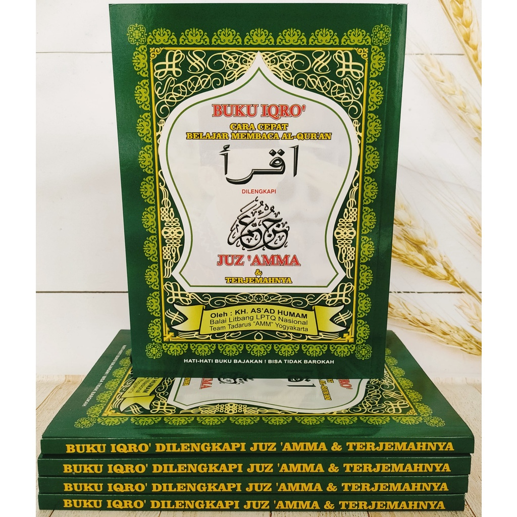 Jual Buku Iqro Jilid 1 6 Dengan Juz Amma Dan Terjemah Kertas Hvs Ukuran Buku Tulis Shopee 7180