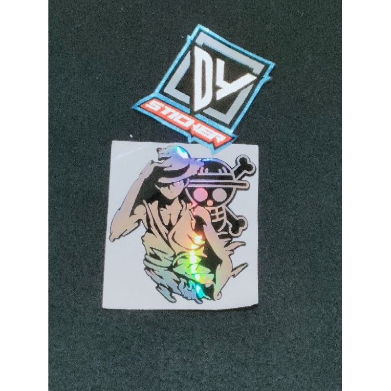 Jual STICKER ONE PIECE STICKER DOA IBU SEPANJANG JALAN CUTTING | Shopee ...