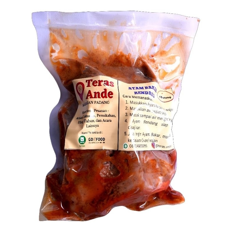 Jual Ayam Rendang Padang Frozen | Rendang Ayam Frozen | Ayam Rendang ...