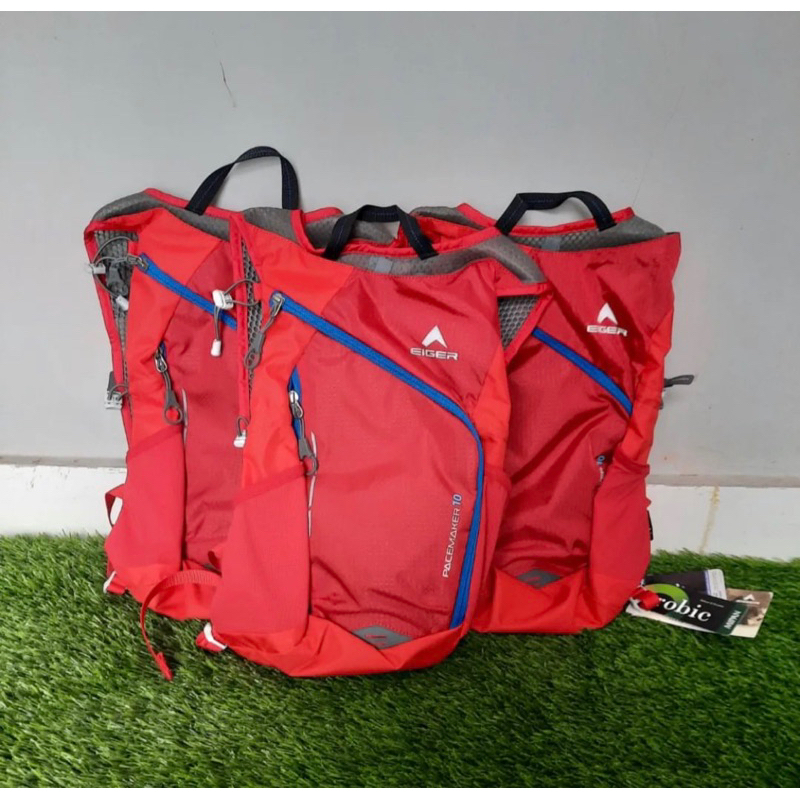 Jual TAS HYDROPACK EIGER1989 PACEMAKER 10 1.0 BACKPACK MERAH | Shopee ...