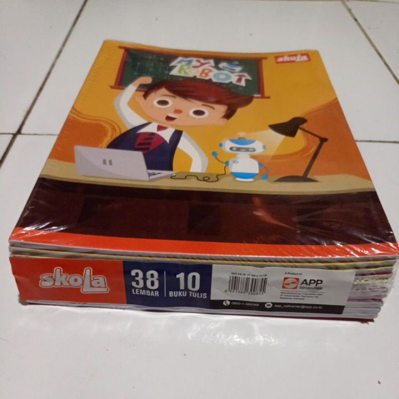 Jual Buku Tulis SiDu Skola 38 Lembar 1 Pack Isi 10 Pcs | Shopee Indonesia