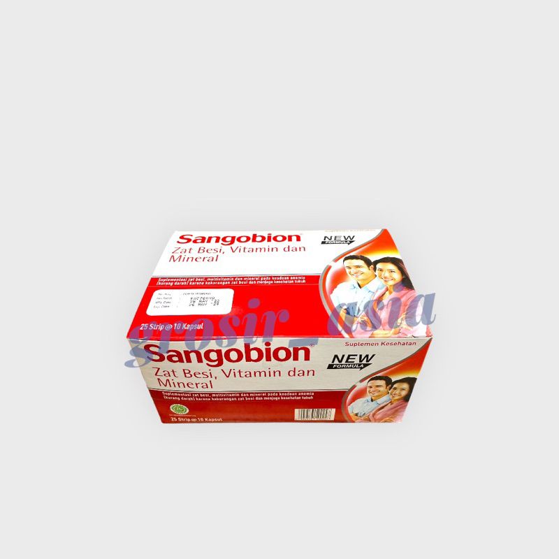 Jual Sangobion Kapsul 1 Box Isi 25 Strip | Shopee Indonesia